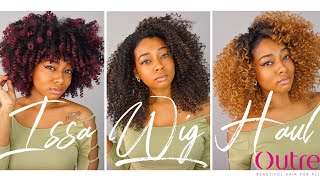 Curly Natural Wig Haul For Black Women  Beginner Wig Tutorial  OUTRE [upl. by Assinna]