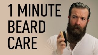 1 Minute Beard Grooming  Jeff Buoncristiano [upl. by Akeihsal988]