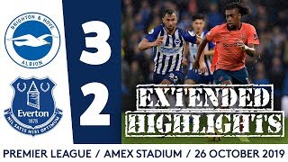 EXTENDED HIGHLIGHTS BRIGHTON 32 EVERTON [upl. by Wynny]