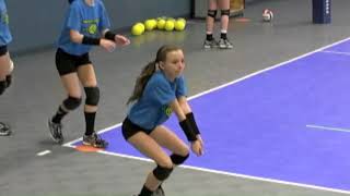 Munciana Peppers Youth Volleyball Training Pt 3 [upl. by Ellenyl]