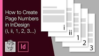 How to Create Page Numbers in InDesign i ii 1 2 3 [upl. by Eislehc]