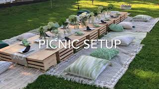 Picnic Setup DIY [upl. by Yelnik]