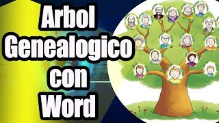 Como hacer un árbol genealógico en Word [upl. by Tony]