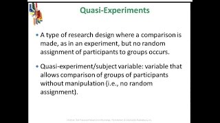 Research Design  Quasi Experimental Design  Definition Types amp Examples [upl. by Nytsud]