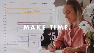 How to make time for EVERYTHING  scheduling tips ⏰ [upl. by Barret]