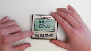 ThermoPro TP17 Digital Thermometer Introduction [upl. by Adnuhsed]