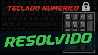 Resolvido  O teclado numérico da direita não funciona [upl. by Ellennahc]