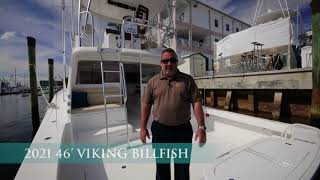 2021 Viking 46 Billfish Walkthrough [upl. by Aidil]