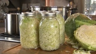 How to Make Sauerkraut  P Allen Smith Cooking Classics [upl. by Vasti]