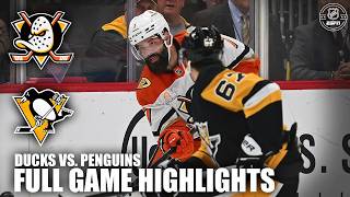 Anaheim Ducks vs Pittsburgh Penguins  Full Game Highlights  ESPN NHL [upl. by Lirba]