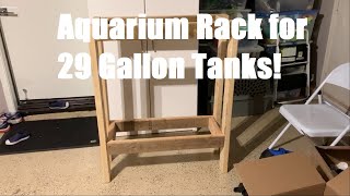 Aquarium Rack  Dual 29 Gallon Stand [upl. by Atram]