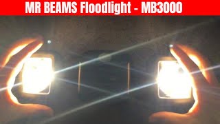 Review of MR BEAMS 500 Lumen High Performance Floodlight – MB3000 4K [upl. by Rawdon]