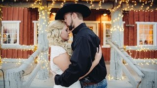 Rustic Barn Wedding Video for Andrea amp Tylers Linden Utah Wedding Videographer [upl. by Ical948]