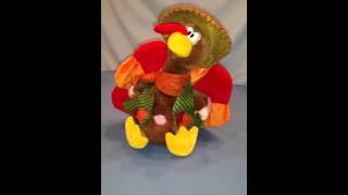 Turkey in the straw singing animated plush [upl. by Ophelia]