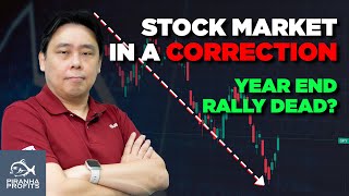 Stock Market in a Correction Year End Rally Dead [upl. by Ahseiyt272]