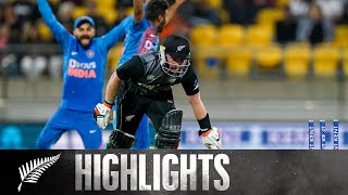 India Win Another Super Over Thriller  FULL HIGHLIGHTS  BLACKCAPS v India  4th T20 2020 [upl. by Skinner]