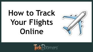 How to Track Your Flights Online [upl. by Aihsekal]