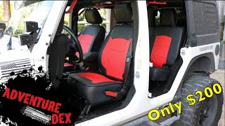 BEST Jeep Wrangler Seat Covers EVER [upl. by Herta312]