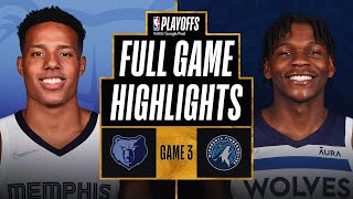 GRIZZLIES at TIMBERWOLVES  FULL GAME HIGHLIGHTS  April 21 2022 [upl. by Einahpetse]