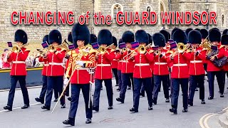 BAND OF THE GRENADIER GUARDS WITH Nijmegen Company Grenadier Guards Windsor 24th June 2022 guards [upl. by Redleh157]