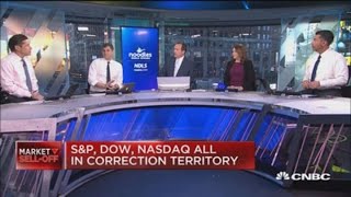 Dow drops 1100 points continues fastest 10 drop in history [upl. by Nayt]