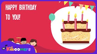 Happy Birthday To You Lyric Video  The Kiboomers Preschool Songs amp Nursery Rhymes [upl. by Allys]