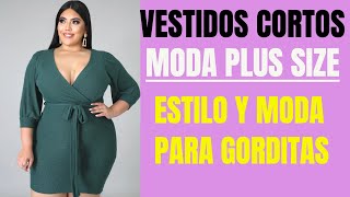 10 Vestidos Cortos para gorditas  Vestidos cortos y Moda [upl. by Lizette]