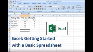 Excel HowTo Starting a Basic Spreadsheet [upl. by Sirovart]