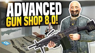 NEW ADVANCED GUN SHOP 80  Gmod DarkRP  Building a Slide [upl. by Rosecan]