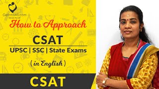 How to Approach CSAT  In English  UPSC  GetintoIAS [upl. by Hsilgne66]