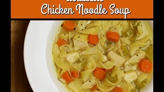 Rotisserie Chicken Noodle Soup  Rotisserie Chicken Recipe  Amy Learns to Cook [upl. by Nole]