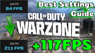 BEST Warzone MW3 MWZ PC Graphics Settings Guide Optimize MAX FPS and Visibility [upl. by Tuhn69]