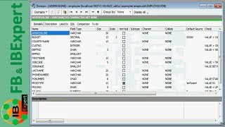 Tutorial 4 part 1 IBExpert Database Objects [upl. by Boswell]