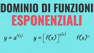 Dominio di Funzioni Esponenziali [upl. by Helaina]