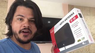 1byone indoor HD Antenna Unbox  Install  Review Cord Cutter [upl. by Notanhoj]