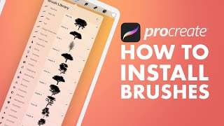 How to install brushes in Procreate  It’s easier than you think [upl. by Beattie]