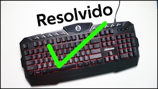 Algumas teclas do Teclado não funcionam veja como resolver [upl. by Reiner]