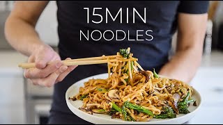 15MIN Noodle Stir Fry Recipe TO MAKE TONIGHT [upl. by Strader]