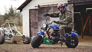 Trail Master MB200 Best Mini Bike Money Can Buy 1st Build at new CarsandCameras HQ [upl. by Lovato]