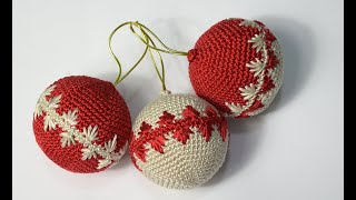 BOLAS DE NAVIDAD EN CROCHET [upl. by Willcox203]