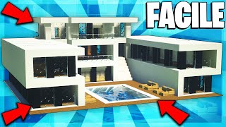 COME COSTRUIRE UNA MEGA VILLA MODERNA ASSURDA SU MINECRAFT FACILE  Minecraft Tutorial ITA [upl. by Assehc]