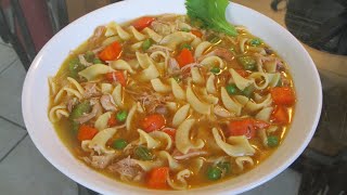 How to make Homemade Chicken Noodle Soup [upl. by Lletnuahs397]