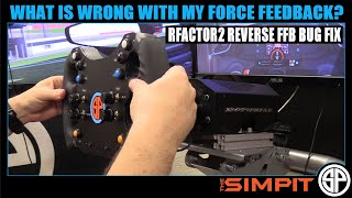 How to fix Broken Force Feedback in RFactor2  Direct Drive Wheels [upl. by Savill]