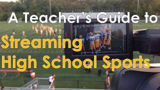 How to Stream High School Sports to Youtube [upl. by Ailadi153]