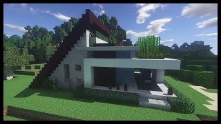 MINECRAFT  COME COSTRUIRE UNA CASA MODERNA 13X22 [upl. by Annaiv341]