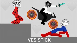 Best Falls  Stickman Dismounting compilation of funny moments 16 [upl. by Levesque637]