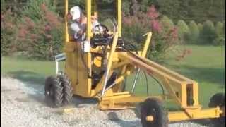 Gravely Powered Motor Grader Tractor [upl. by Chandra]