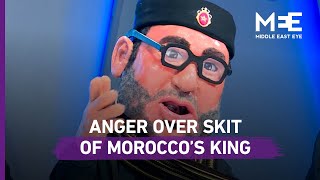 Anger in Morocco over comedy skit on Algerian TV depicting King Mohammed VI [upl. by Ecille383]