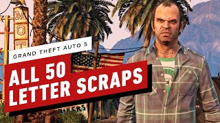 GTA 5  All 50 Letter Scrap Locations [upl. by Netnilc407]