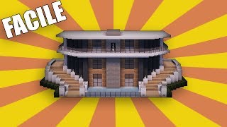 COME COSTRUIRE UNA VILLA MODERNA PAZZESCA  Minecraft Tutorial FACILE [upl. by Esirrehc292]